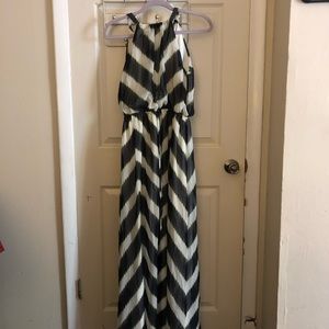 Chevron maxi dress